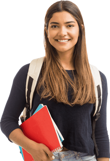 Student pursuing online degree